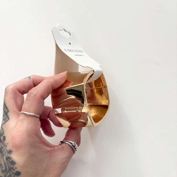 8 other reasons gold plated squared up bangle - Picture 5 of 6